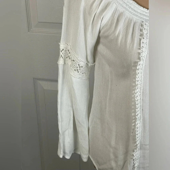 SOCIALITE LONG-SLEEVE BOHO‎ LACE TOP SMALL - Picture 5 of 9